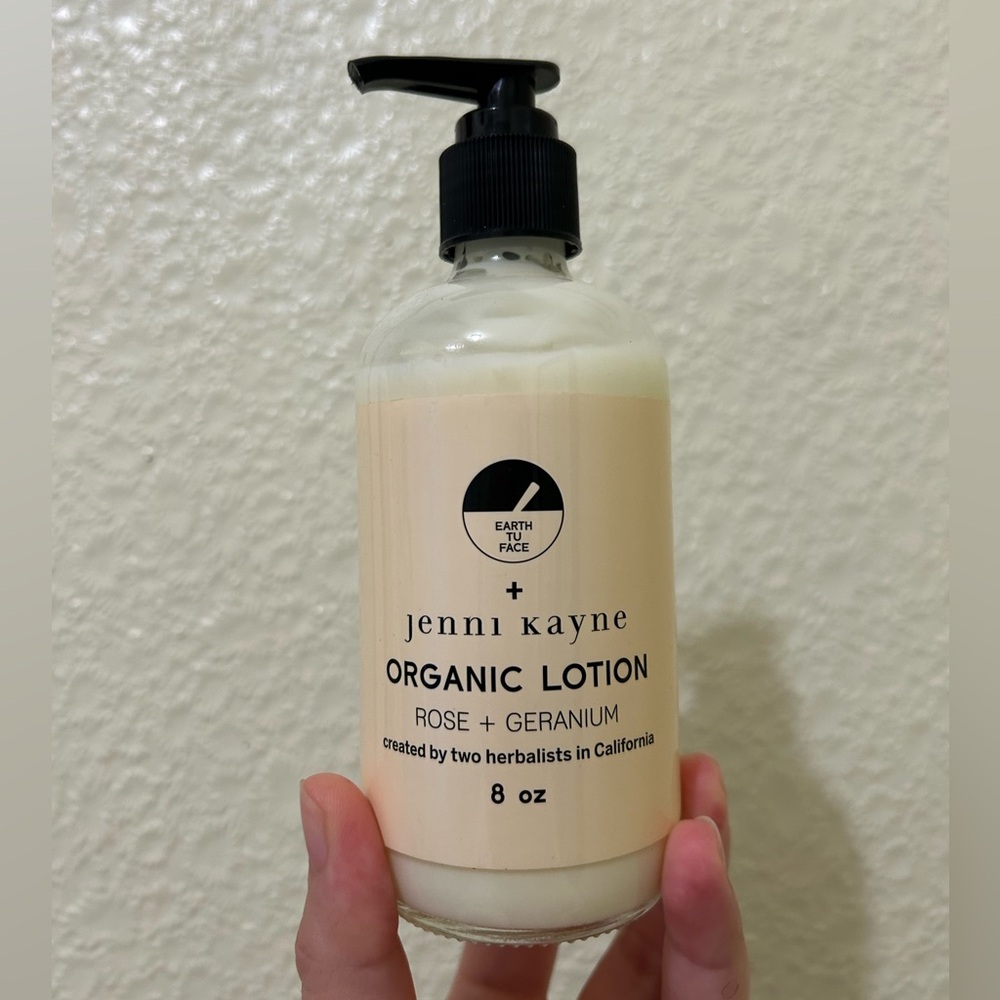 JENNI KAYNE X EARTH TU FACE Lotion ROSE GERANIUM